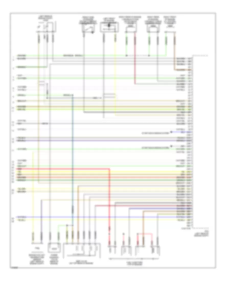2.5L, Engine Performance Wiring Diagram (4 of 4) for Mazda 6 i Sport 2009