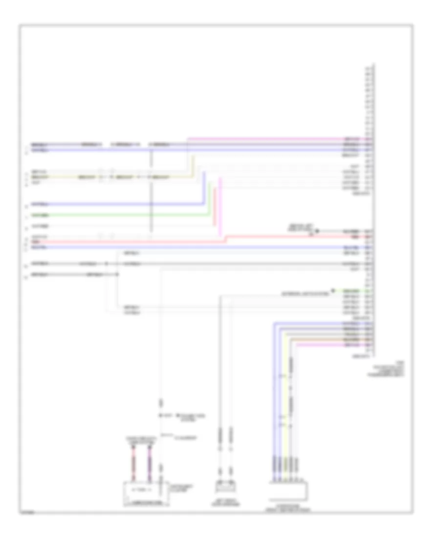 Navigation Wiring Diagram with Base 2 of 2 for Mazda CX 7 Sport 2007