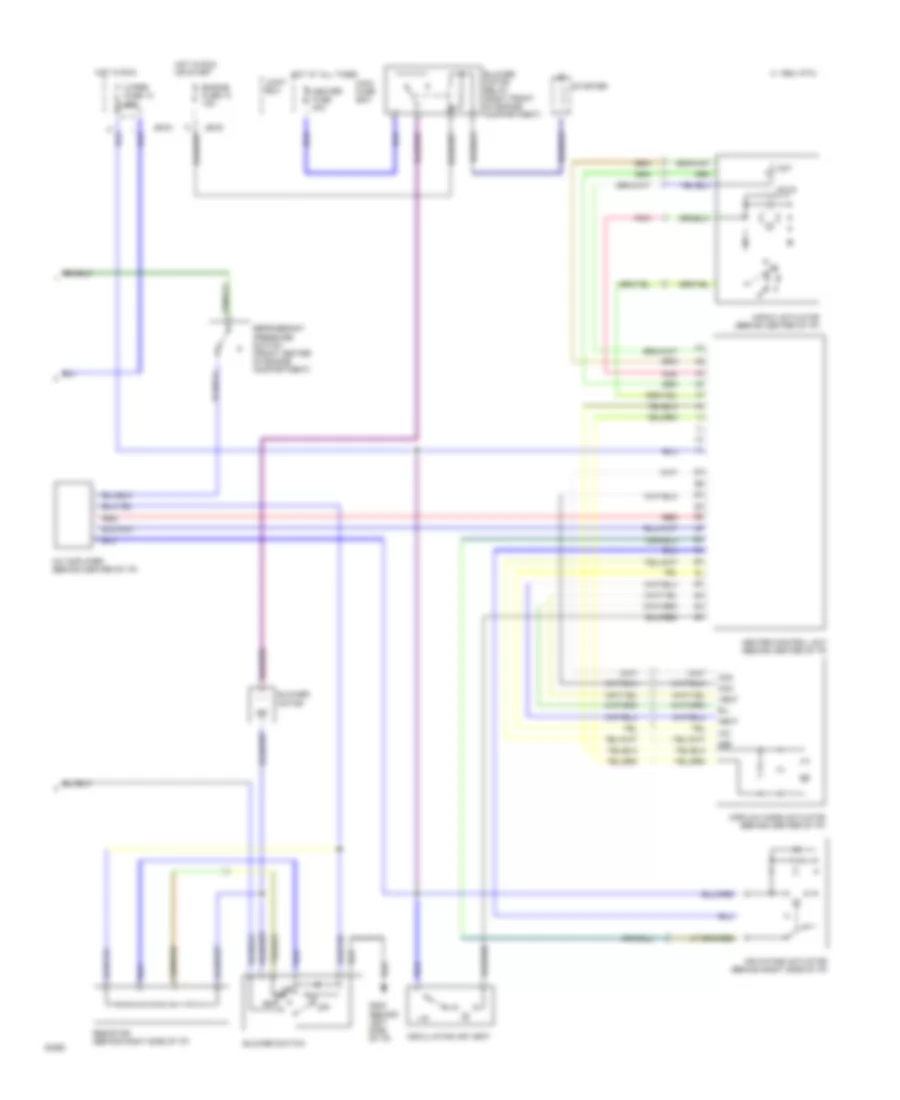2 0L A C Wiring Diagram 2 of 2 for Mazda MX 6 1994