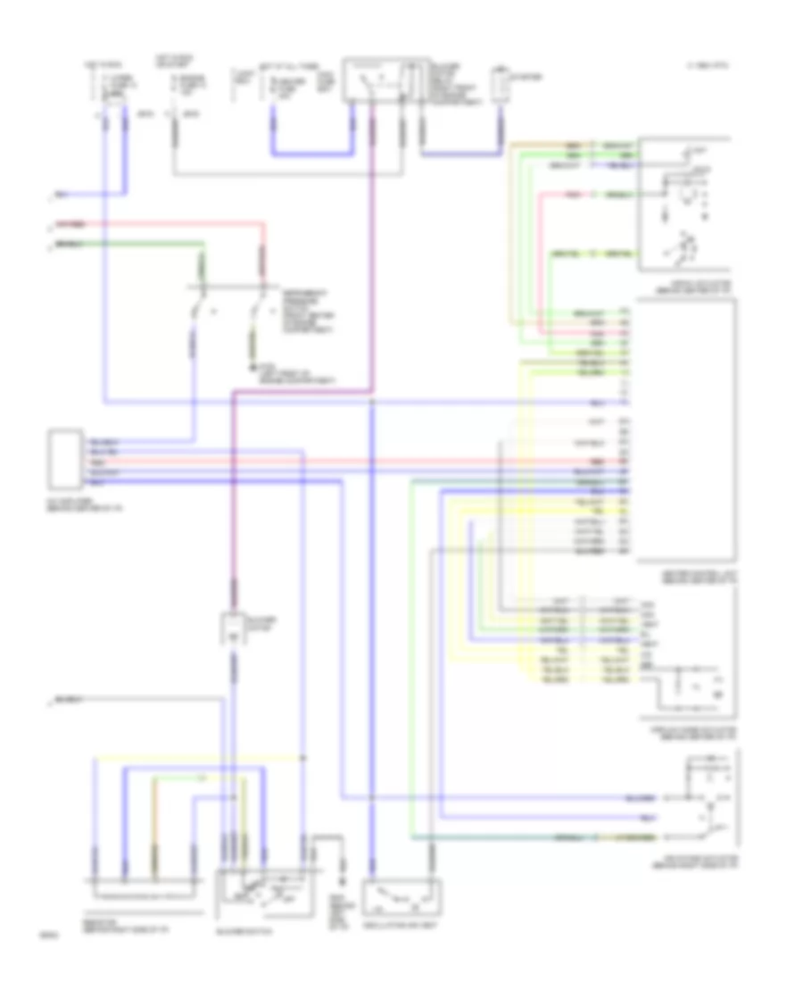 2 5L A C Wiring Diagram 2 of 2 for Mazda MX 6 1994