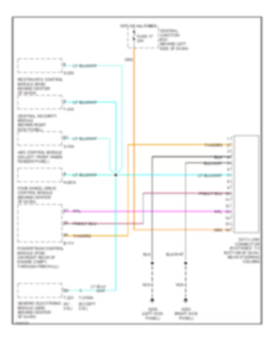 Computer Data Lines for Mazda B2500 SE 2001