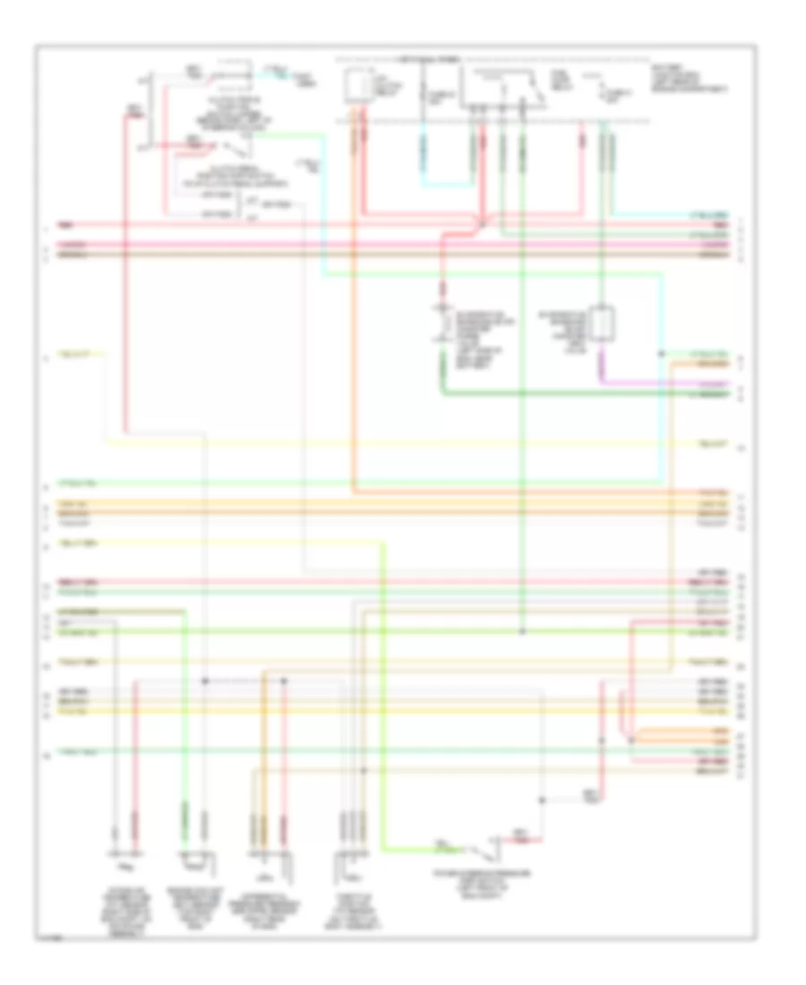 2.5L, Engine Performance Wiring Diagrams (2 of 4) for Mazda B2500 SE 2001