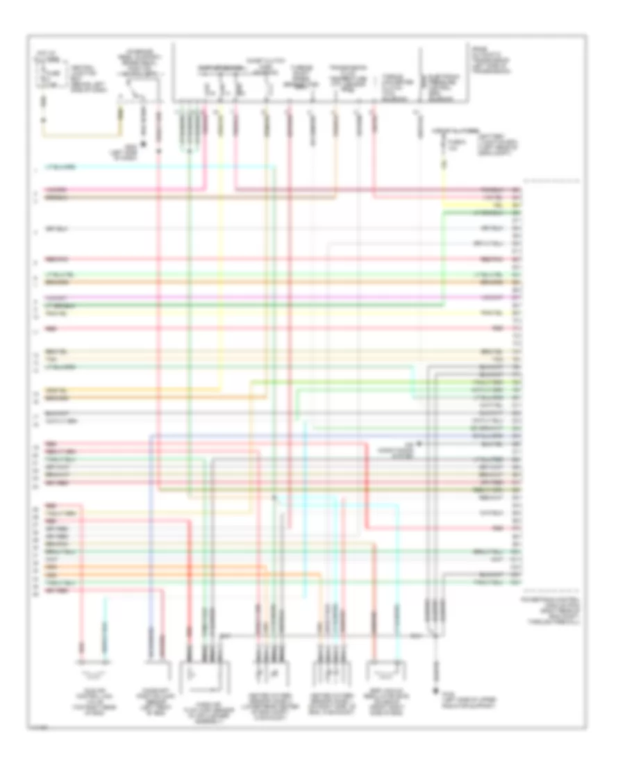 2.5L, Engine Performance Wiring Diagrams (4 of 4) for Mazda B2500 SE 2001