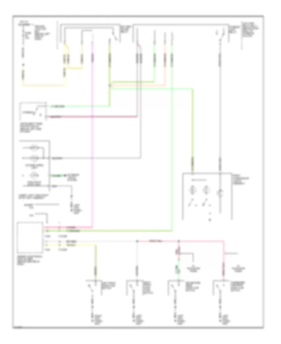 Courtesy Lamps Wiring Diagram for Mazda B2500 SE 2001