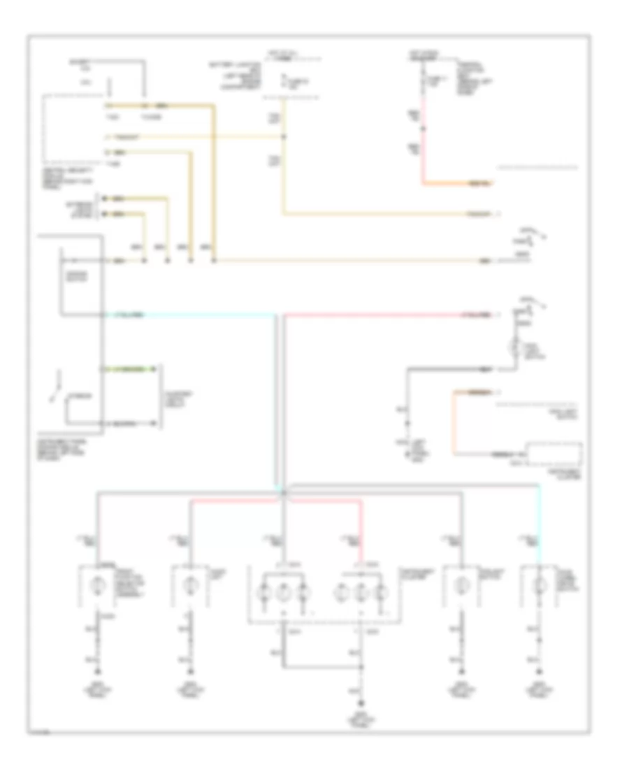 Instrument Illumination Wiring Diagram for Mazda BSE 2001 2500