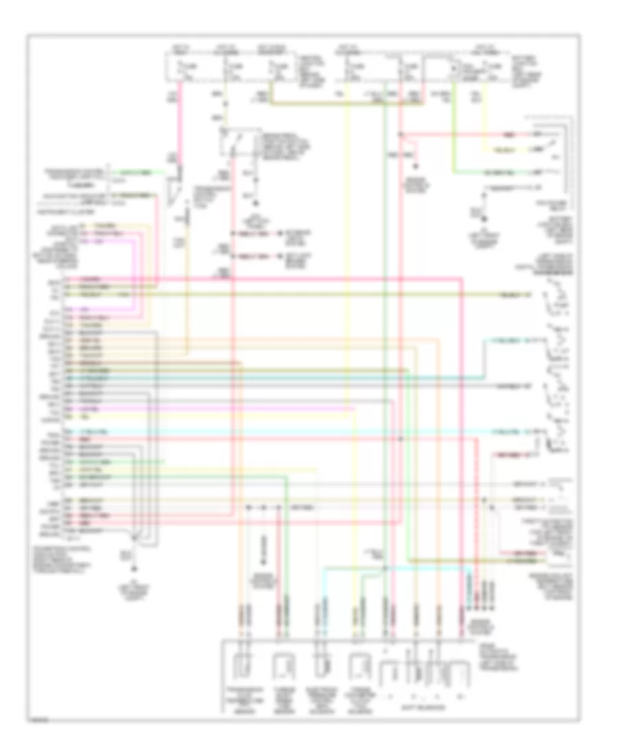 AT Wiring Diagram for Mazda B2500 SE 2001