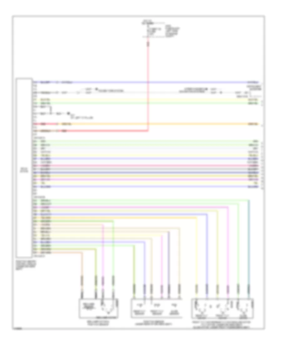 Memory Systems Wiring Diagram 1 of 2 for Mazda 6 i SV 2009