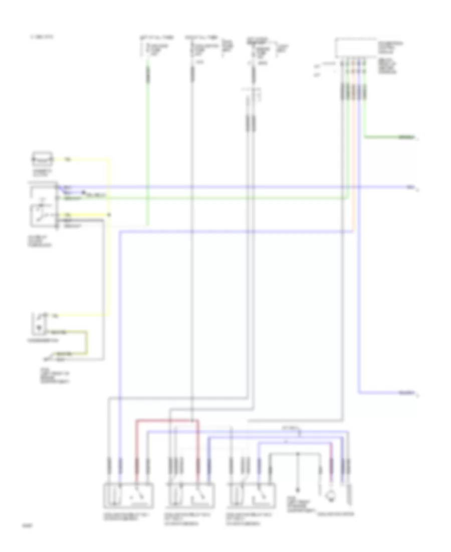 2 0L A C Wiring Diagram 1 of 2 for Mazda MX 6 LS 1994