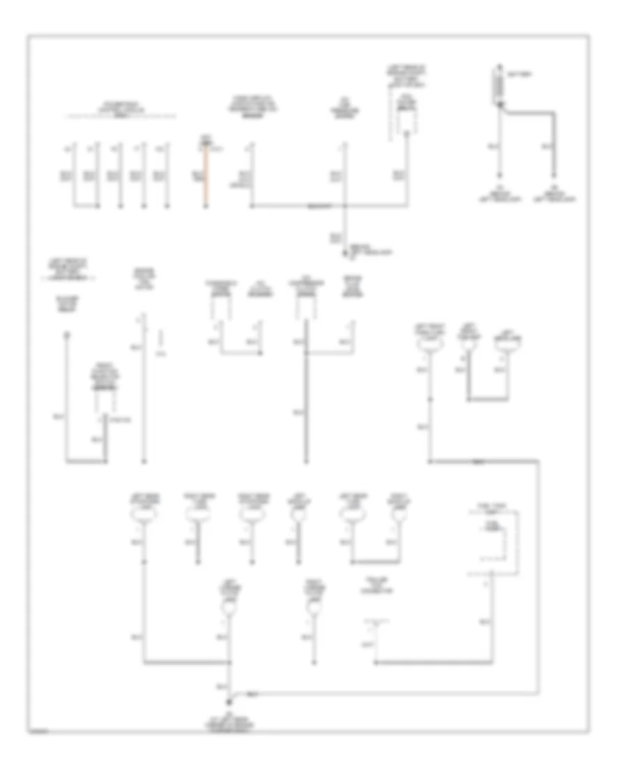 Ground Distribution Wiring Diagram 1 of 3 for Mazda BSE 2005 4000