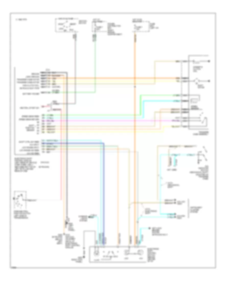 Transfer Case Wiring Diagram for Mazda Navajo DX 1994