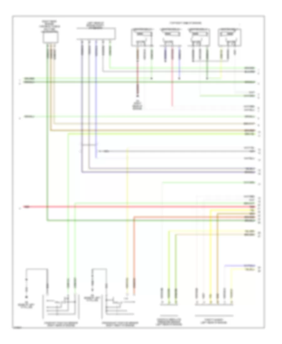 2.5L, Engine Performance Wiring Diagram (3 of 4) for Mazda 6 i Touring 2009