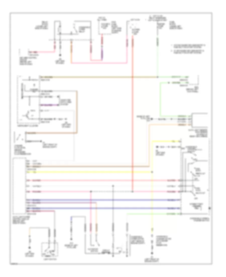 Электросхема стеклоочистителя, дворников и омывателя, С Авто Система Дворника для Mazda 6 i Touring 2009
