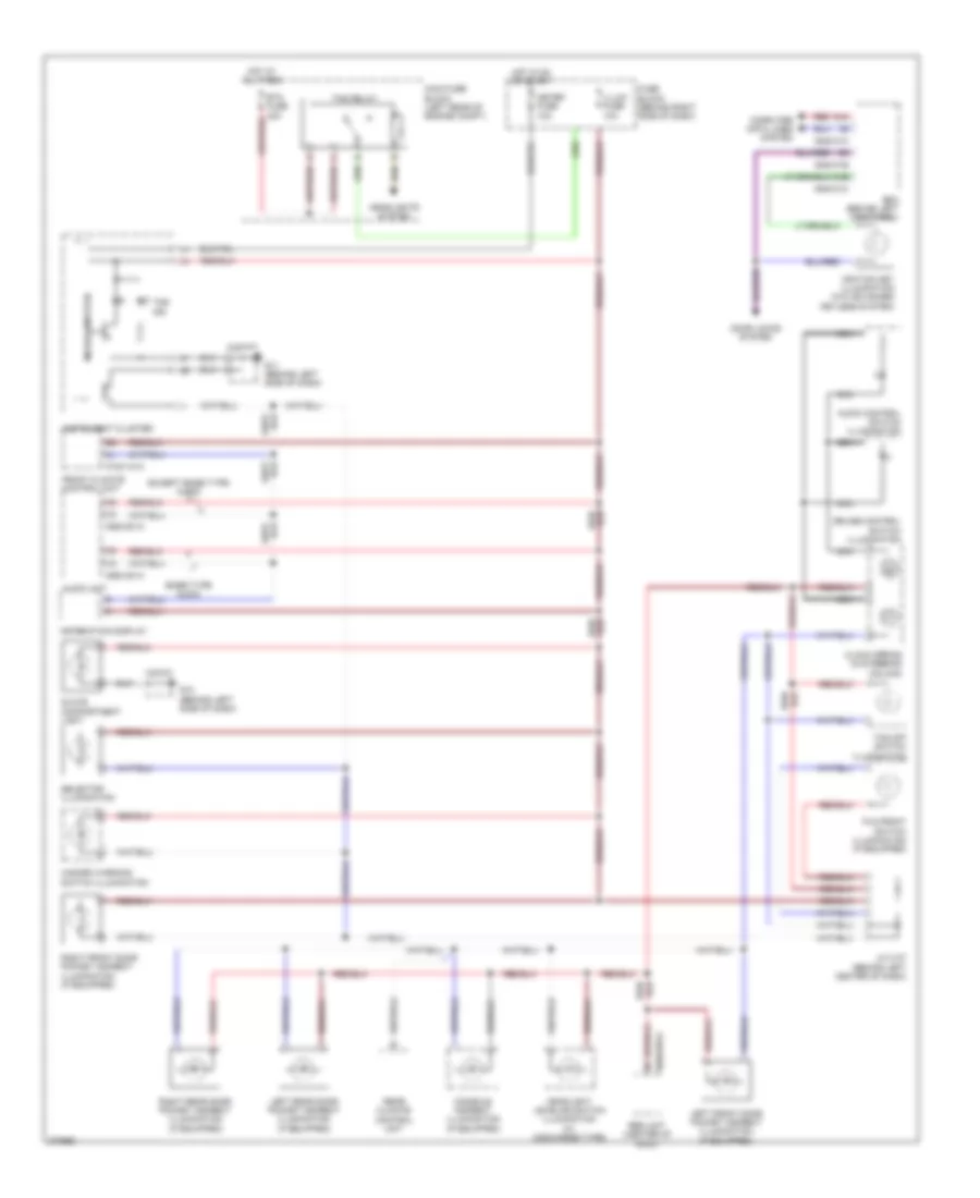 Instrument Illumination Wiring Diagram for Mazda CX 9 Grand Touring 2007