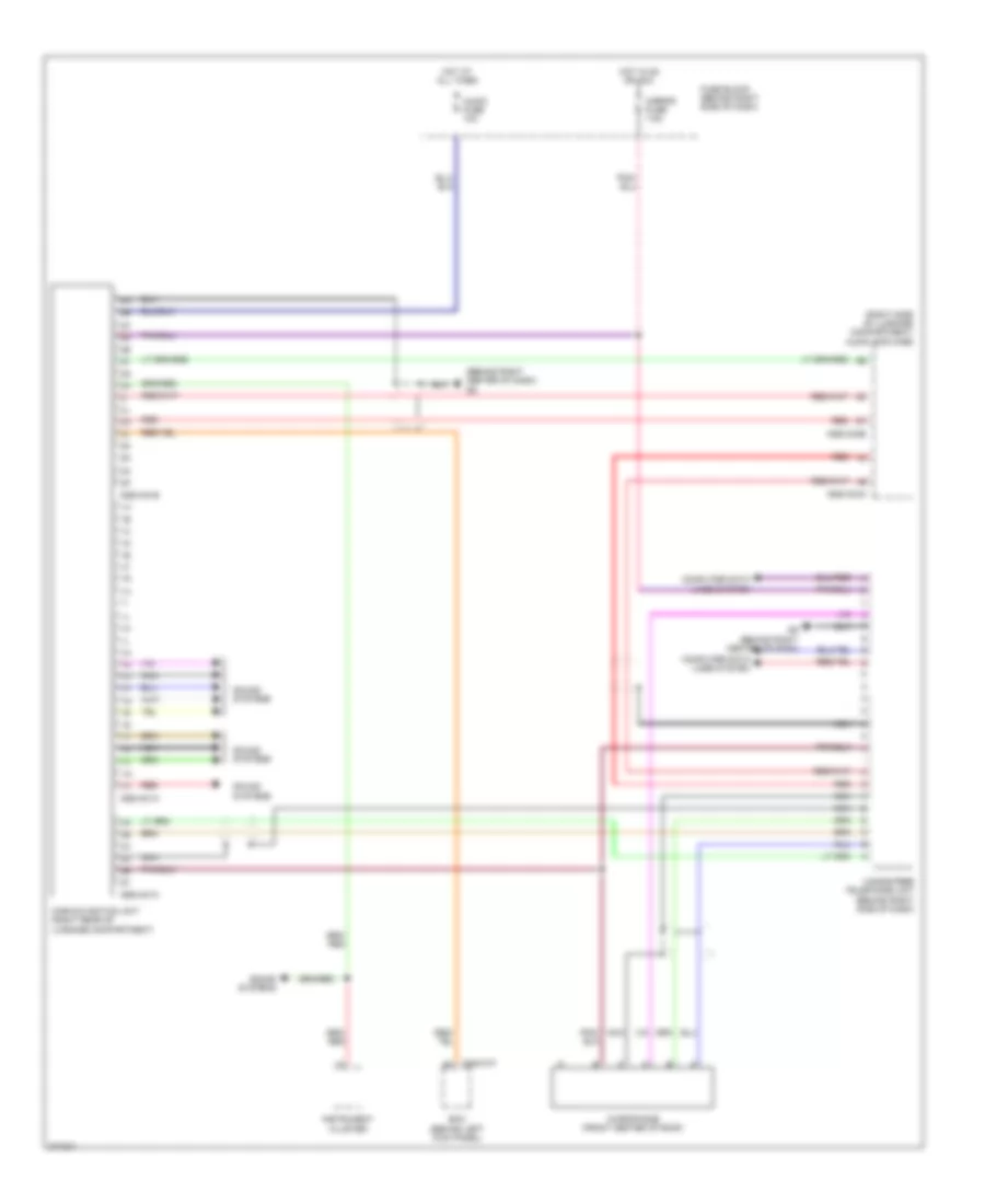 Navigation Wiring Diagram for Mazda CX-9 Grand Touring 2007