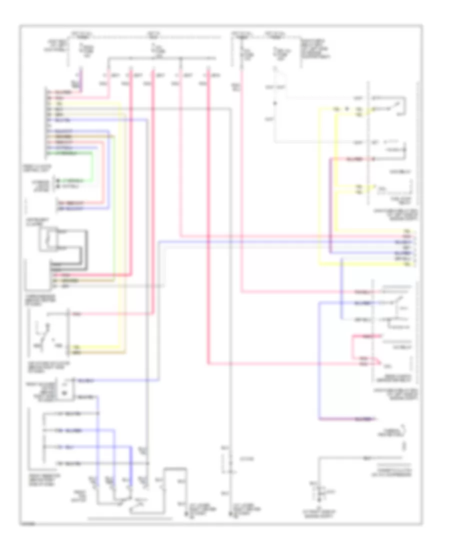 Manual A C Wiring Diagram 1 of 2 for Mazda MPV ES 2005