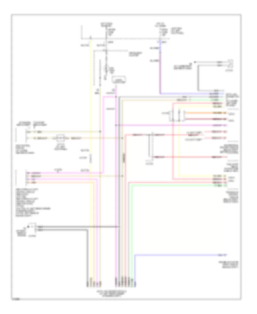 Computer Data Lines Wiring Diagram for Mazda MPV ES 2005