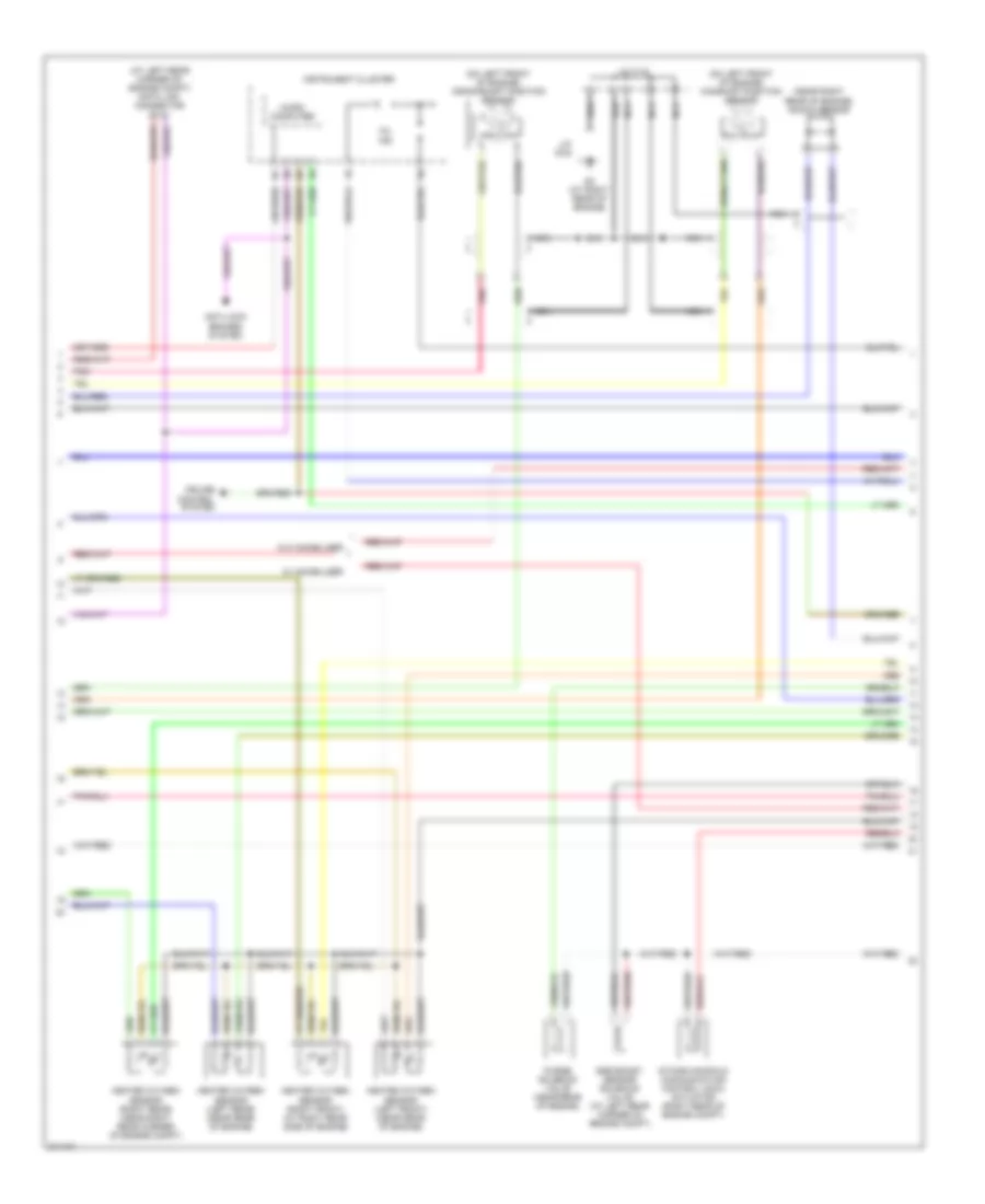 3.0L, Engine Performance Wiring Diagram (2 of 3) for Mazda MPV ES 2005