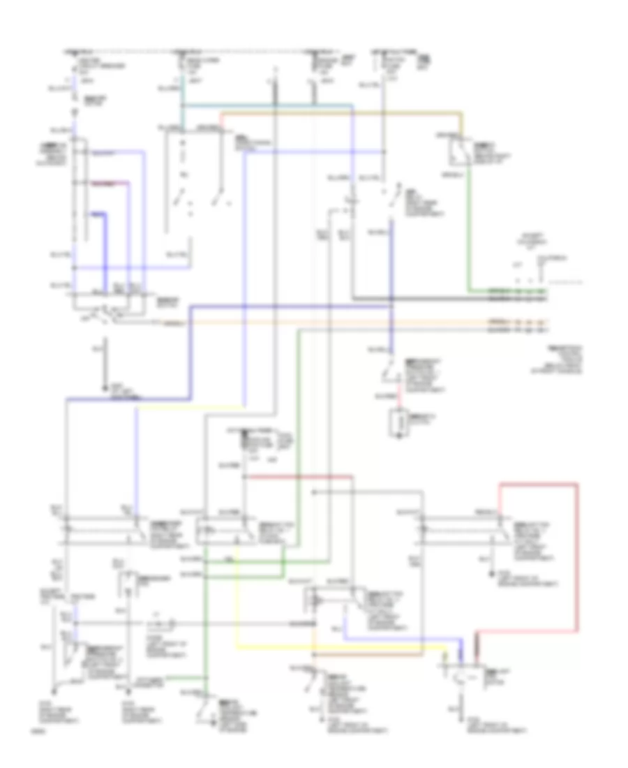 A C Wiring Diagram for Mazda Protege 1994
