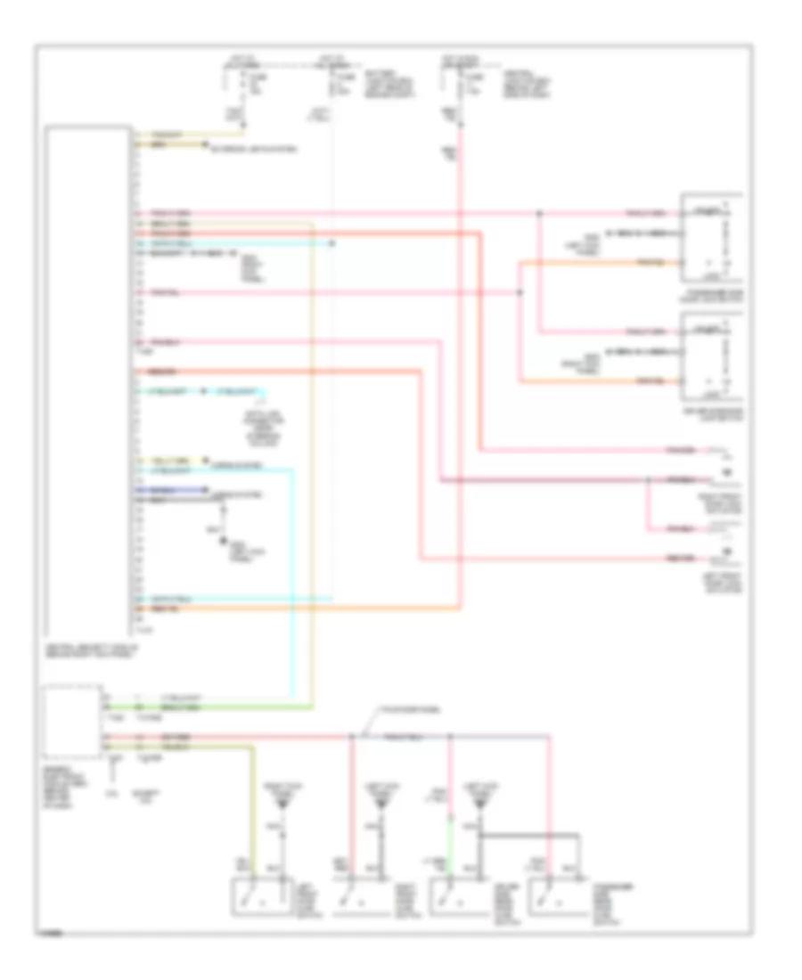 Forced Entry Wiring Diagram for Mazda BSE 2001 3000
