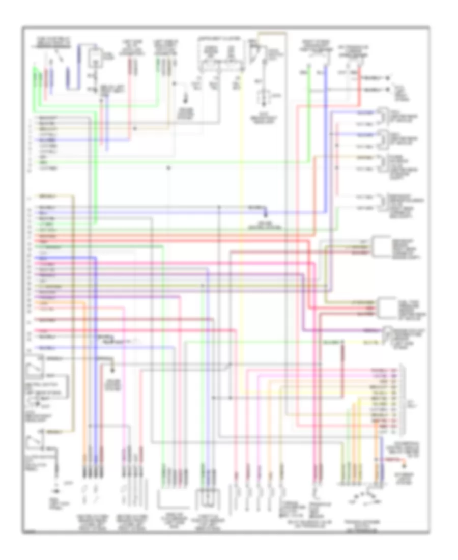 1 8L Engine Performance Wiring Diagrams 2 of 2 for Mazda Protege LX 1997