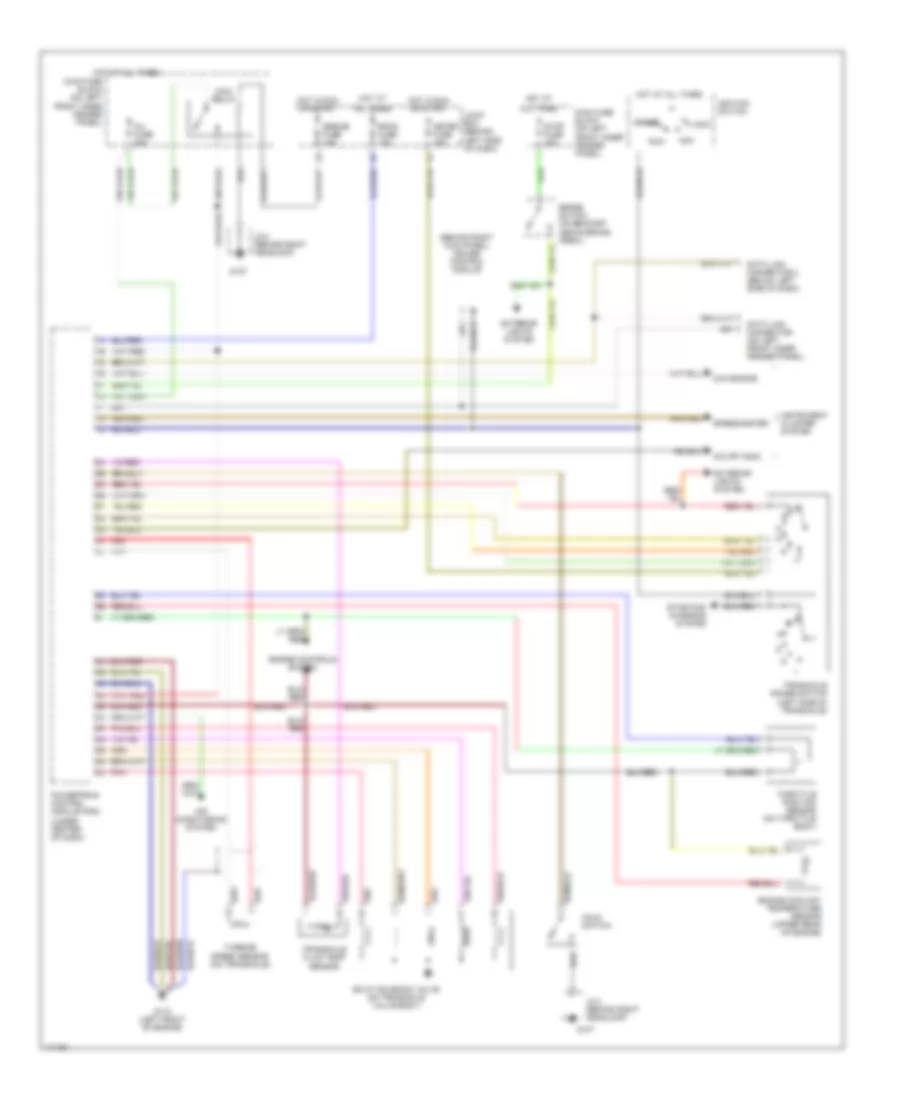 1 5L A T Wiring Diagram for Mazda Protege LX 1997