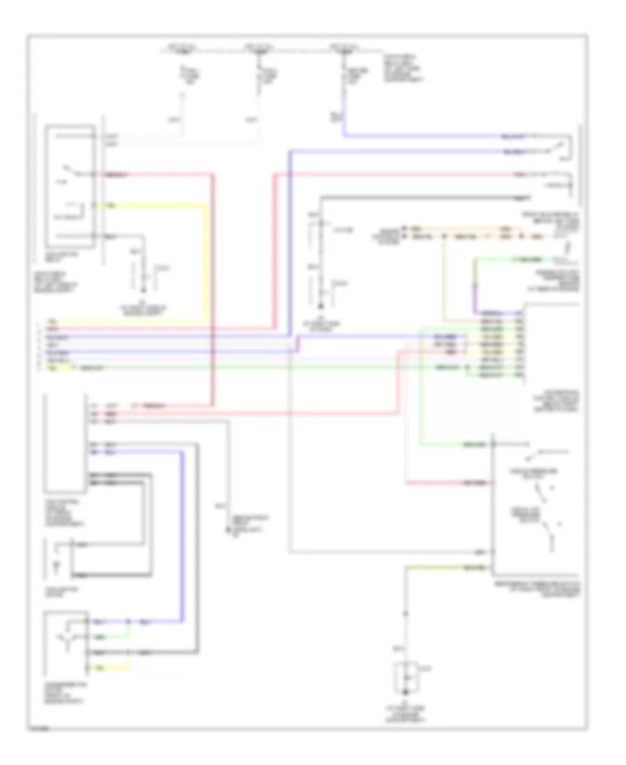 Manual A C Wiring Diagram 2 of 2 for Mazda MPV LX 2005