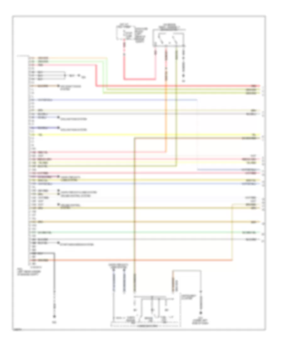 2.5L, Engine Performance Wiring Diagram (1 of 4) for Mazda CX-7 s Grand Touring 2010