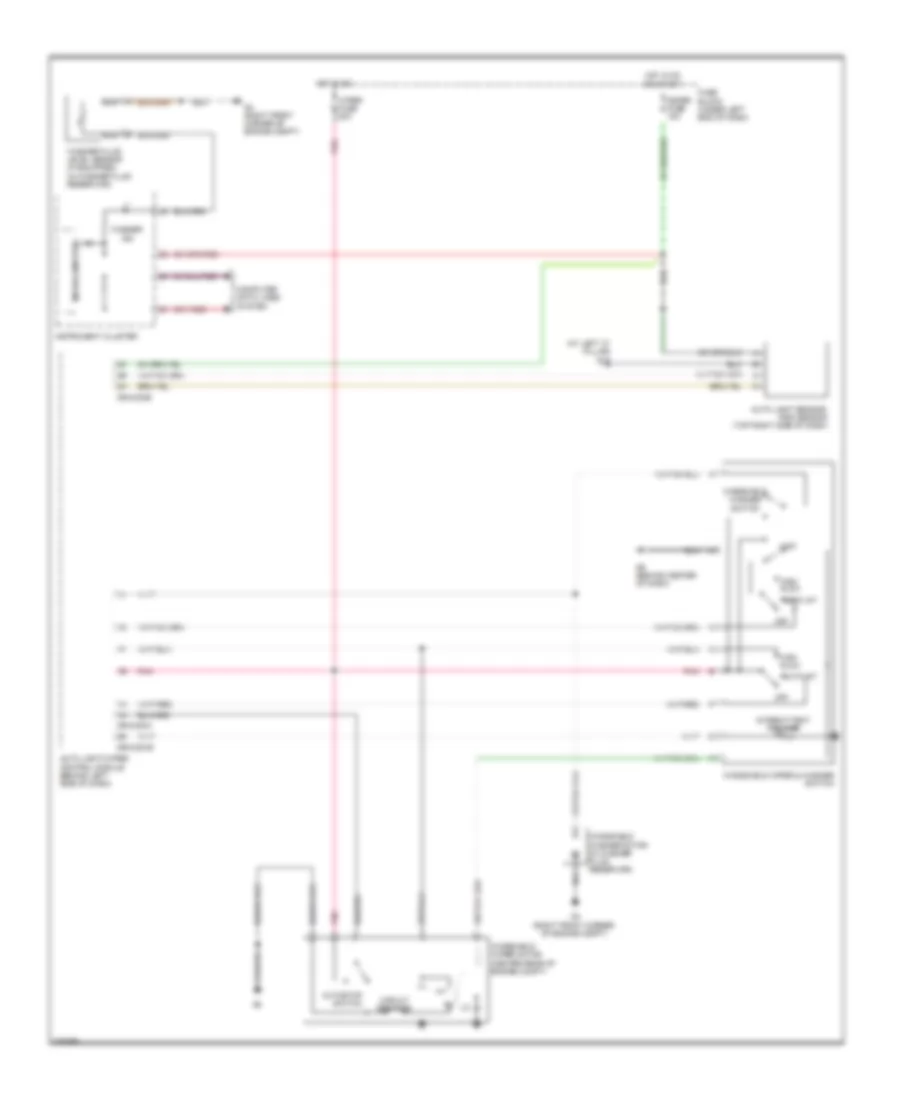 Электросхема передних стеклоочистителей дворников и омывателя лобового стекла, С Авто Система Дворника для Mazda CX-7 s Grand Touring 2010