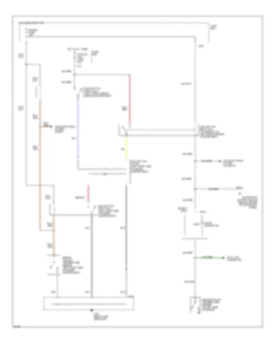 Cooling Fan Wiring Diagram A T for Mazda Protege DX 1994