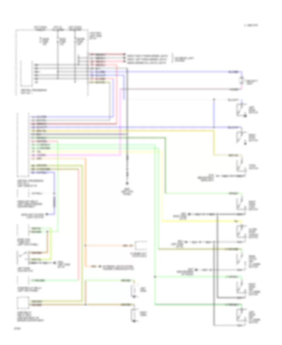 Anti theft Wiring Diagram for Mazda RX 7 1994