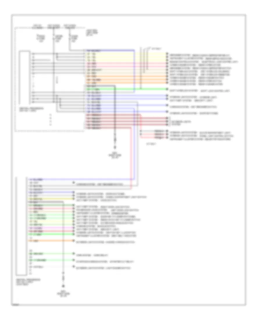 Central Processing Unit Wiring Diagram for Mazda RX-7 1994