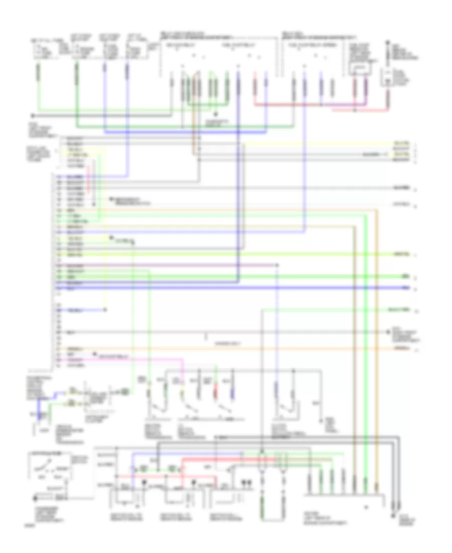1.3L, Engine Performance Wiring Diagrams, MT (1 of 3) for Mazda RX-7 1994