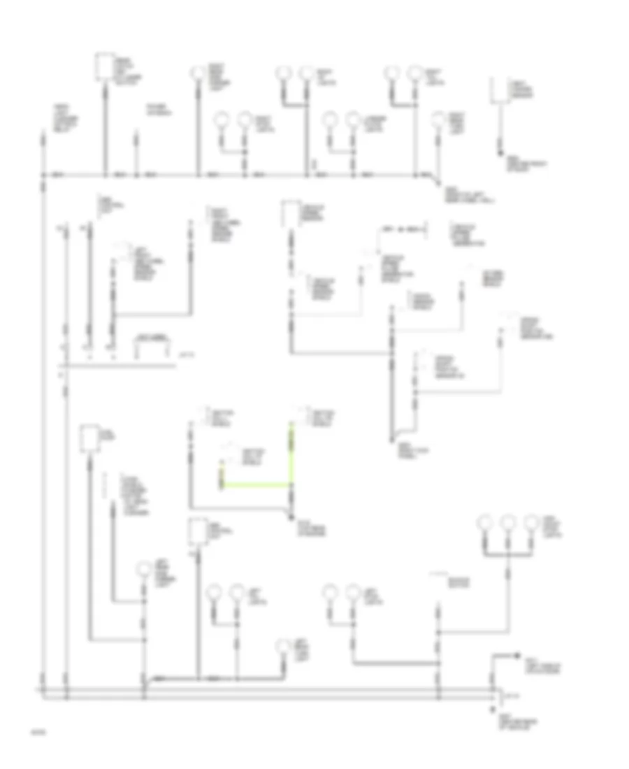 Ground Distribution Wiring Diagram 2 of 3 for Mazda RX 7 1994