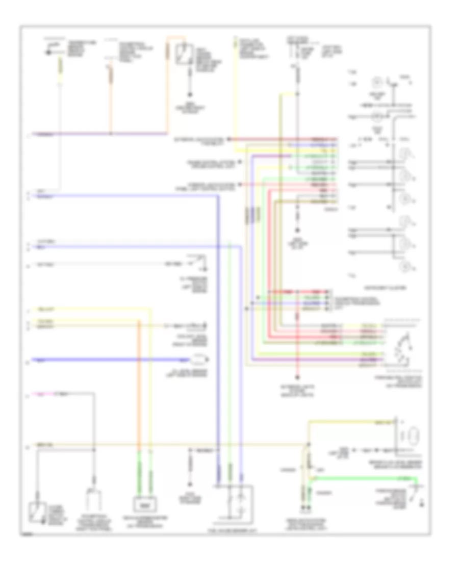 Instrument Cluster Wiring Diagram (2 of 2) for Mazda RX-7 1994