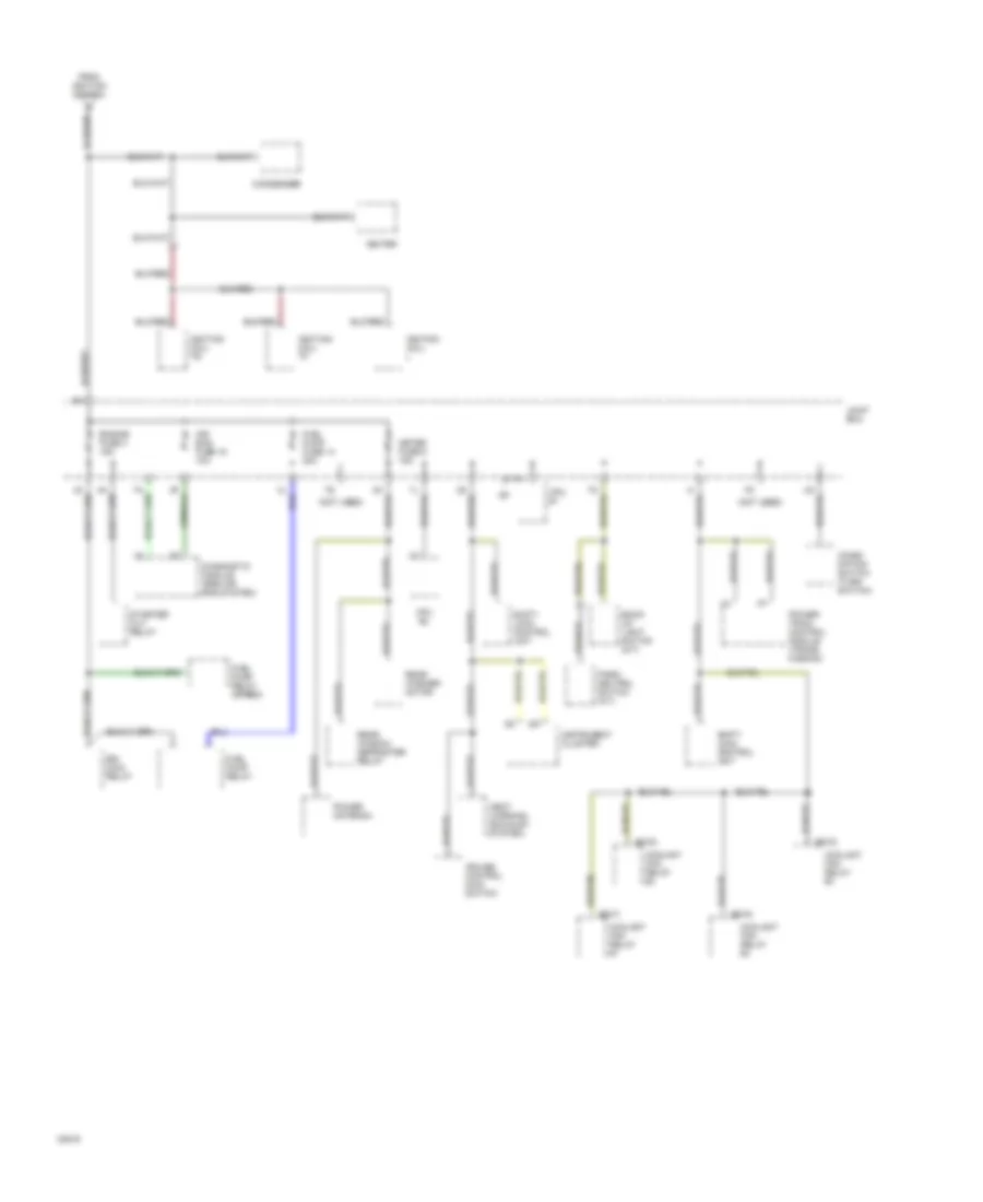 Power Distribution Wiring Diagram 3 of 3 for Mazda RX 7 1994
