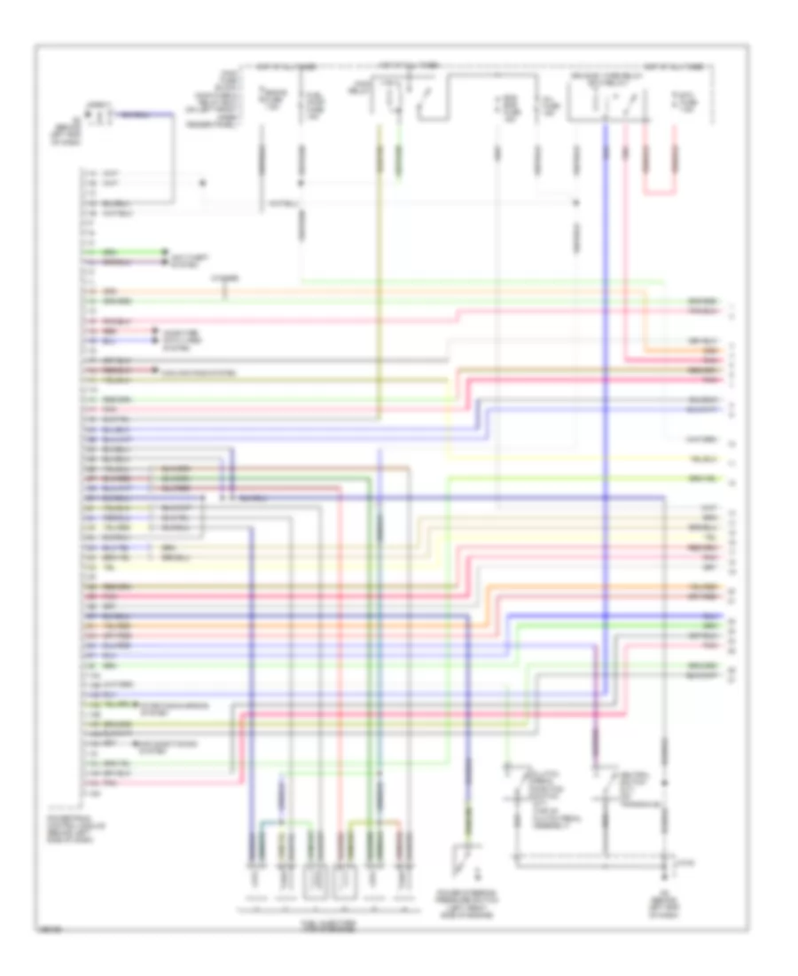 3.0L, Engine Performance Wiring Diagram (1 of 4) for Mazda 6 i Grand Touring 2008
