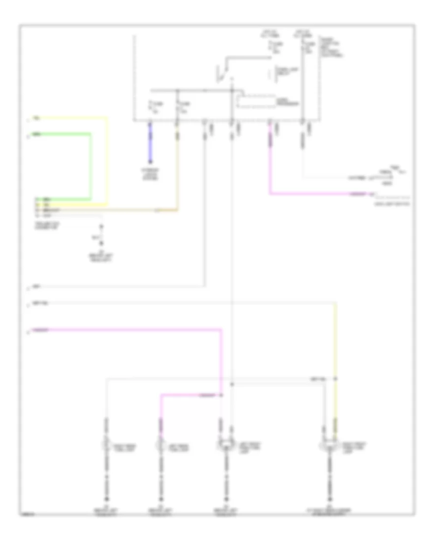 Exterior Lamps Wiring Diagram (2 of 2) for Mazda B2300 2009