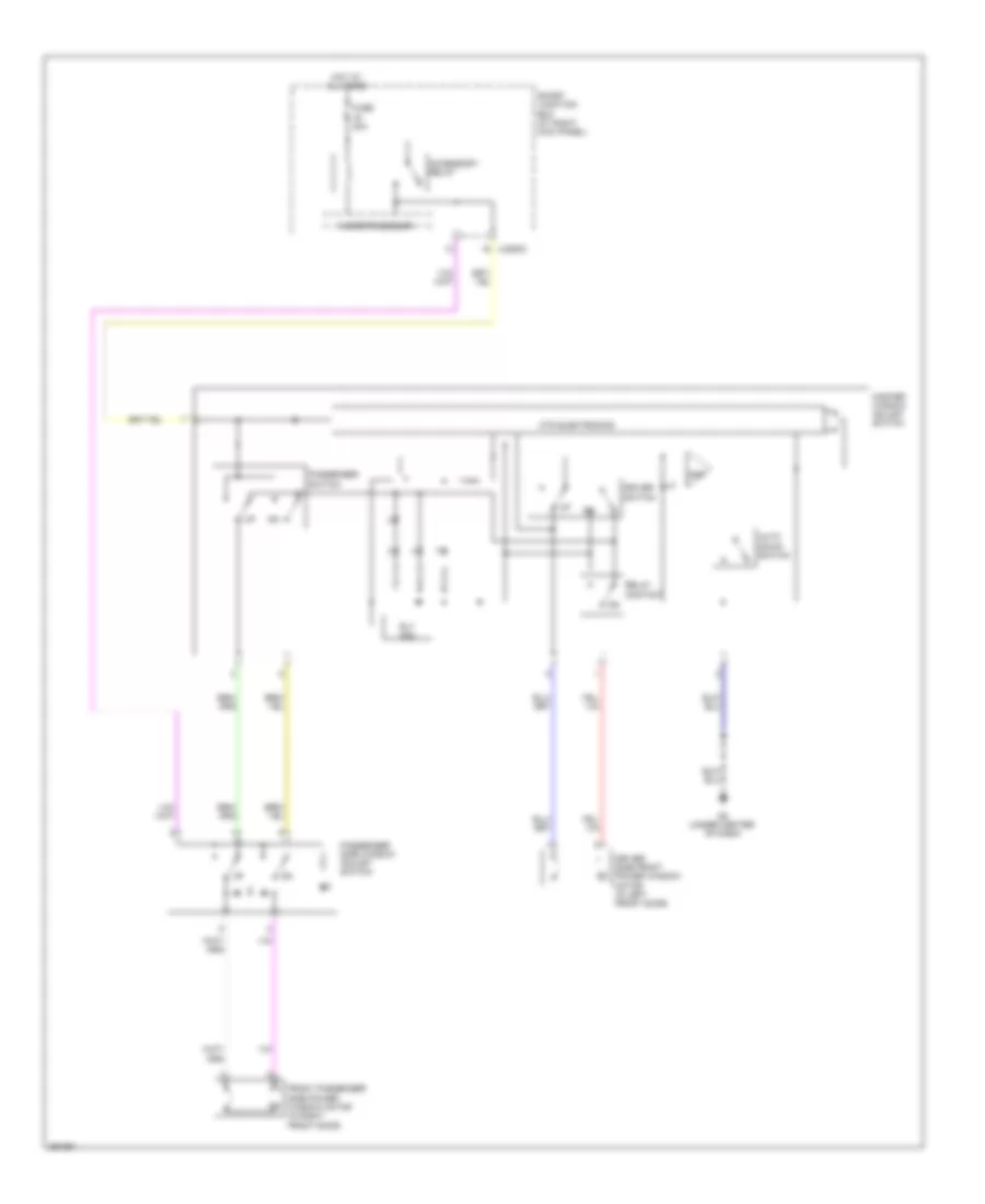 Power Windows Wiring Diagram for Mazda B2009 2300