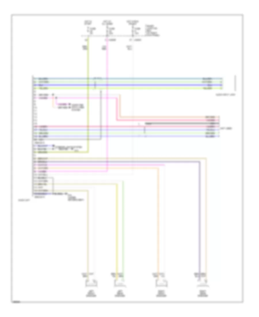 Base Radio Wiring Diagram for Mazda B2009 2300