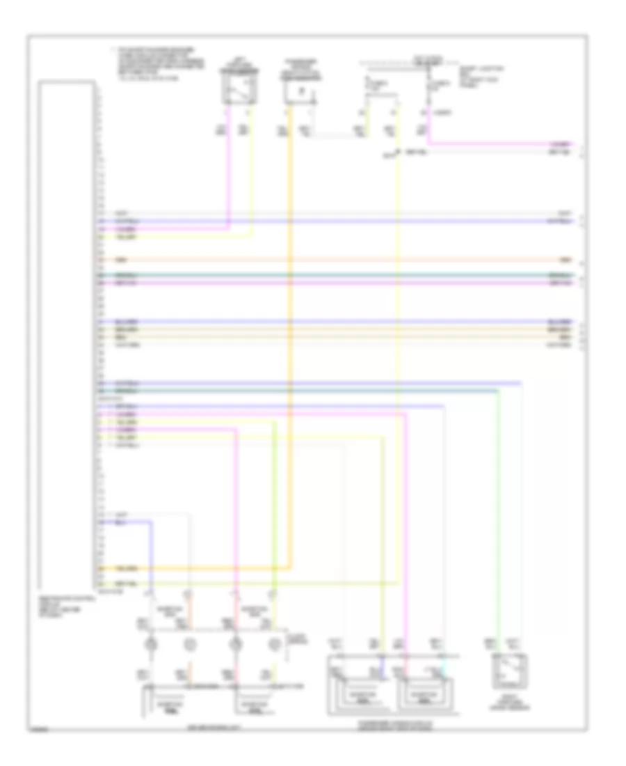Supplemental Restraints Wiring Diagram 1 of 2 for Mazda B2009 2300