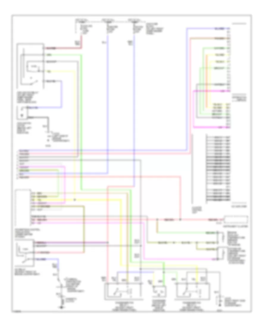 2 5L Automatic A C Wiring Diagram 2 of 2 for Mazda Millenia P 2001