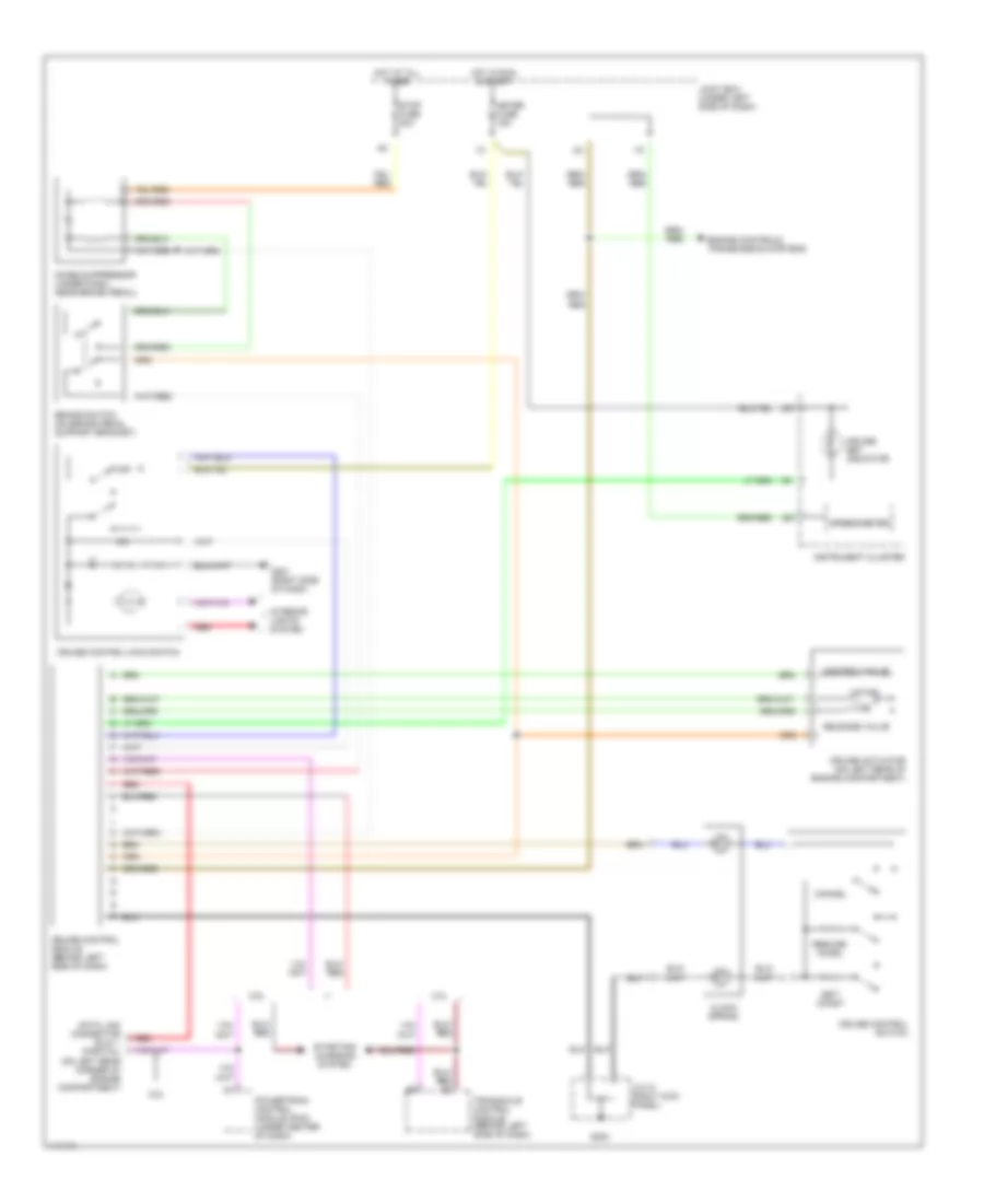 Cruise Control Wiring Diagram for Mazda Millenia P 2001