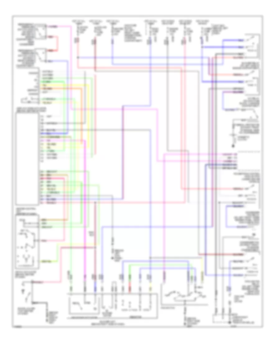 A C Wiring Diagram for Mazda 626 LX 1998