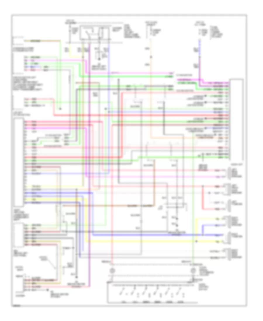 Radio Wiring Diagram, with Bose for Mazda 6 i Grand Touring 2008