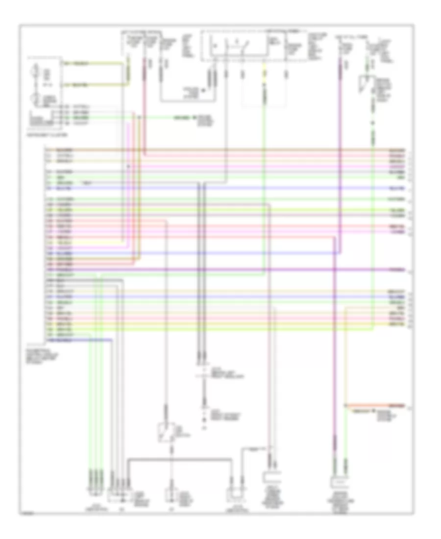 A T Wiring Diagram 1 of 2 for Mazda MPV DX 2001