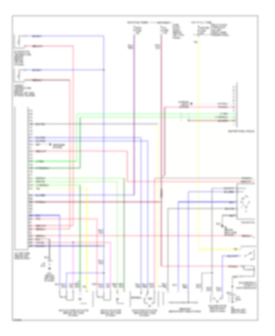 Manual A C Wiring Diagram 1 of 2 for Mazda RX 8 Shinka 2005