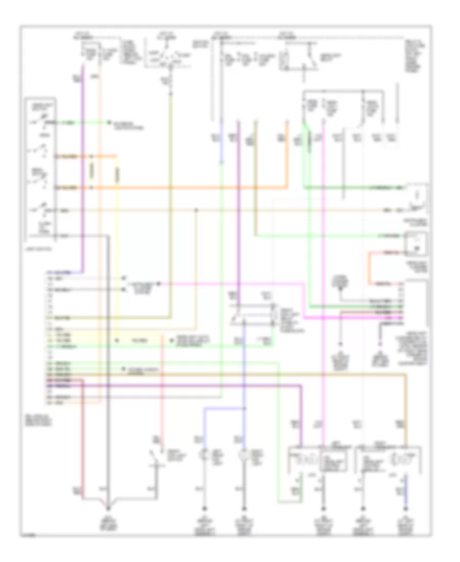 Headlamp Control Wiring Diagram with DRL with HID for Mazda RX 8 Shinka 2005