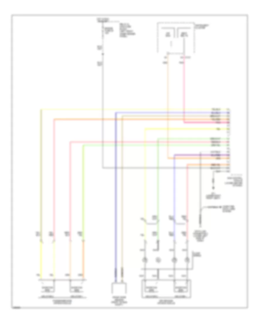 Supplemental Restraints Wiring Diagram 2 of 2 for Mazda RX 8 Shinka 2005