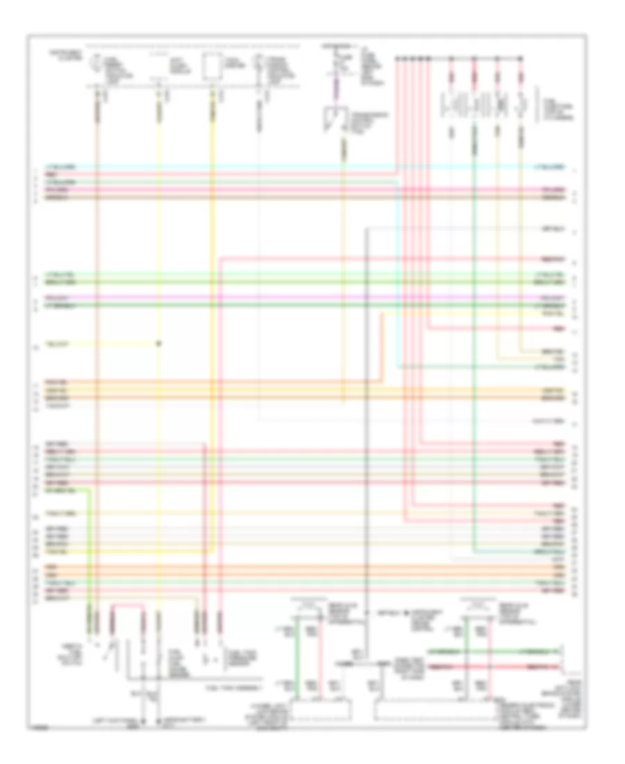 2.5L, Engine Performance Wiring Diagrams (3 of 4) for Mazda B2500 SX 1998