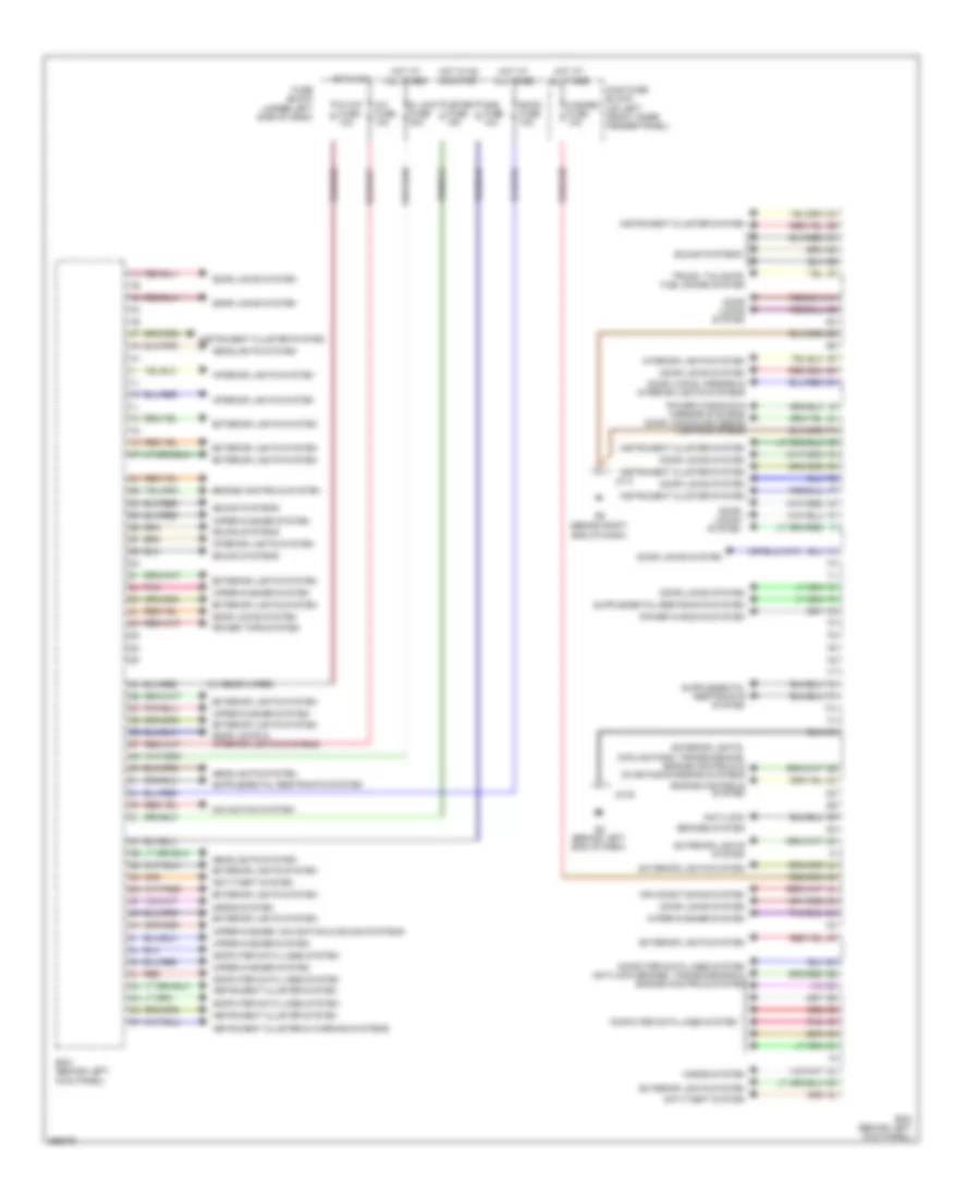 Body Control Modules Wiring Diagram for Mazda 6 i Touring 2008